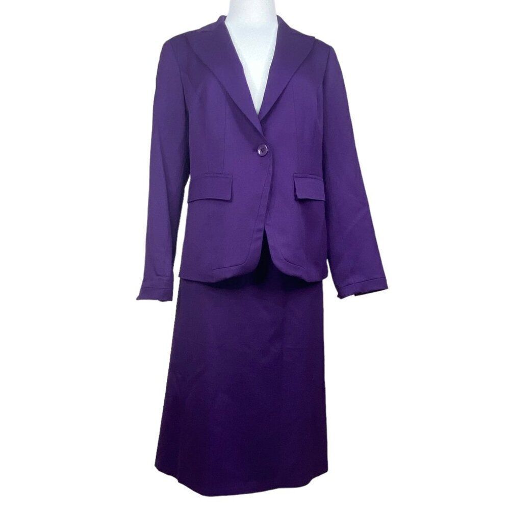 Pendleton Wool Suit Set Size 10/12 Purple